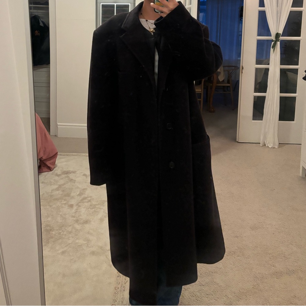 wool overcoat